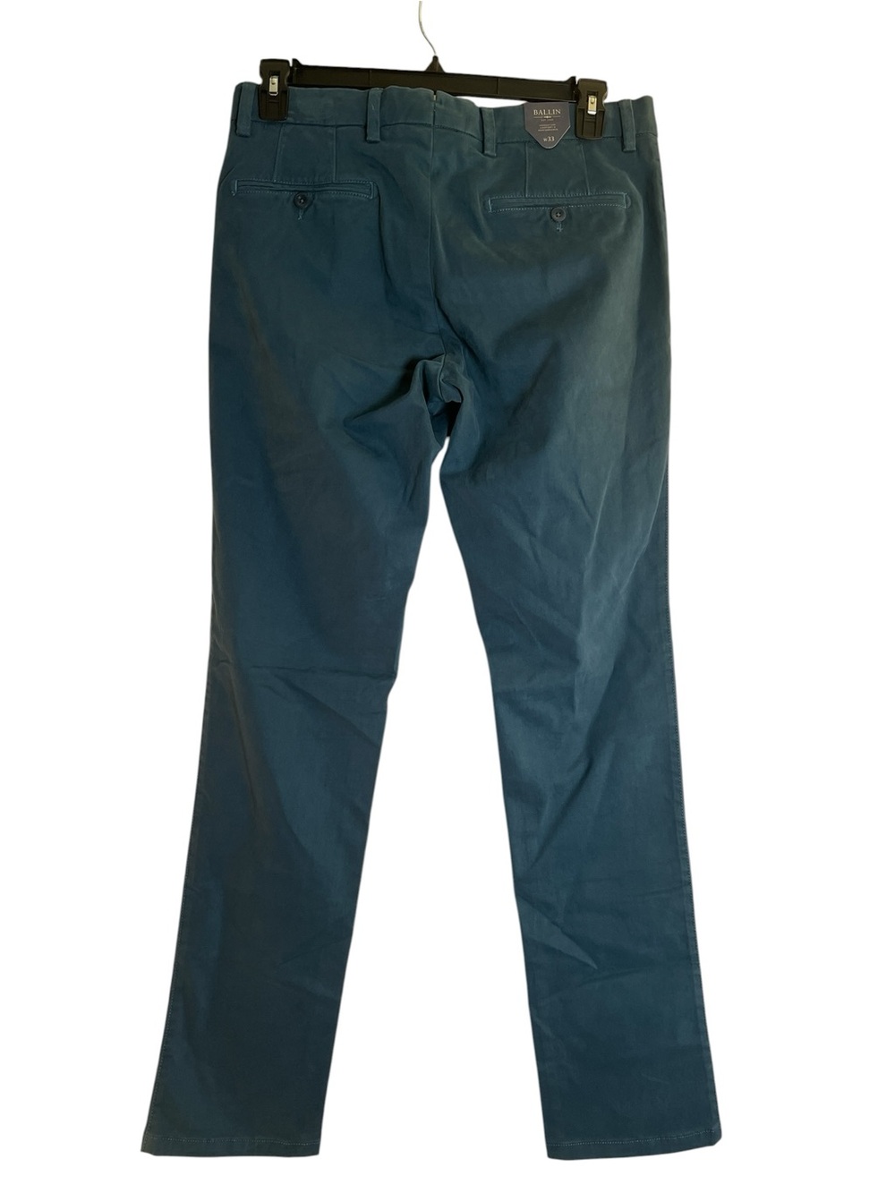BALLIN Atwater Casual Pants Men's Ombre Blue Cotton Blend Modern Fit Size 35x33 - Picture 5 of 12